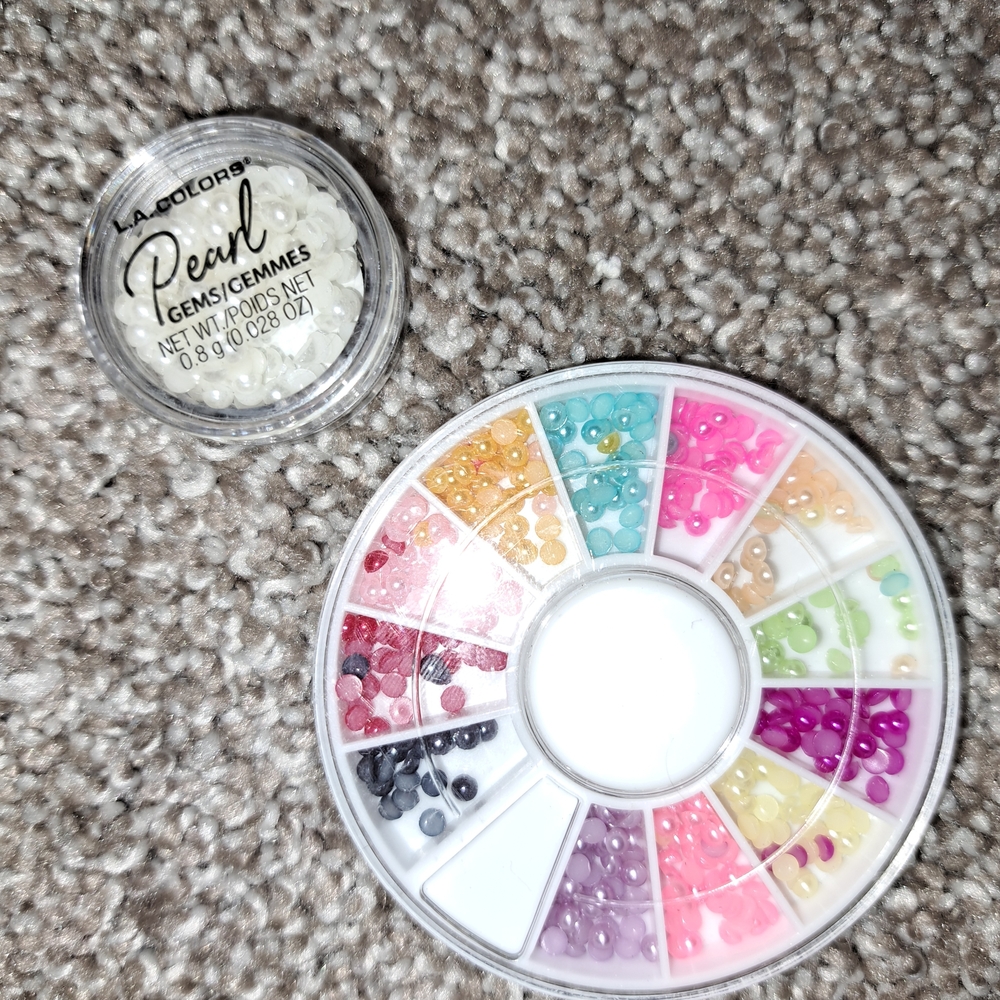 Nail Gems, Variety Of Colors, Set Of Two - Picture 2 of 2